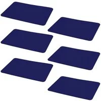 HAC24 Platzset Filz Platzmatte Tischsets Untersetzer Tischmatten Filzuntersetzer, (Set, 6-St), 44 x 30 cm, Rechteckig
