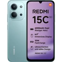 Xiaomi Redmi 15C 5G 128 GB / 4 GB - Smartphone - mint green Smartphone (6,9 Zoll, 128 GB Speicherplatz)