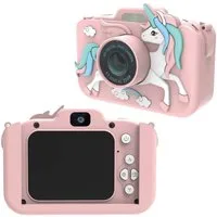 POPOLIC Kinderkamera 1080P 2,0-Zoll-Bildschirm Kamera Kinder mit 64GB-Karte Kinderkamera (8x opt. Zoom, inkl. Selfie Digitalkamera Kinder Fotoapparat Kinder, für 3-12 Jahre Jungen und Mädchen Weihnachten Spielzeug)