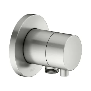 Keuco 3-Wege Ab-u.Umstellventil IXMO Comf.59549, Schlauchanschl., rund, Edelstahl-finish, 5954906110 59549061101