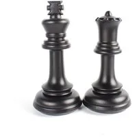 TikTakToo Spielzeug-Gartenset Schach Schachfigur Freilandspiel Gartenschach Königshöhe 25 cm, (wetterfestes Spielfiguren Set, 32-teiliges Set), für Terrasse, Balkon, Schulen, Kindergarten, Park, Jugendherberge