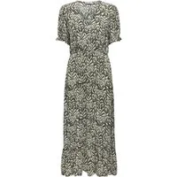 ONLY Shirtkleid (lang) ONLCHIANTI S/S LONG DRESS WVN NOOS