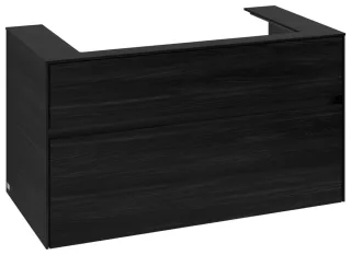 Villeroy & Boch Waschtischunterschrank Collaro C02000 1000x548x500mm 2 Ausz. Waschtisch mittig Black C02000AB