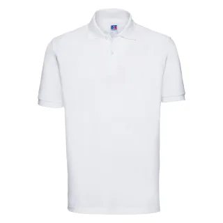 Russell Herren Polo-Shirt, Kurzarm (Weiß)