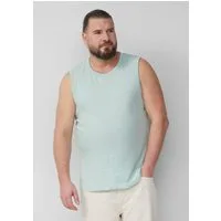 s.Oliver Muskelshirt T-Shirt Baumwoll-Tanktop mit Flammgarnstruktur