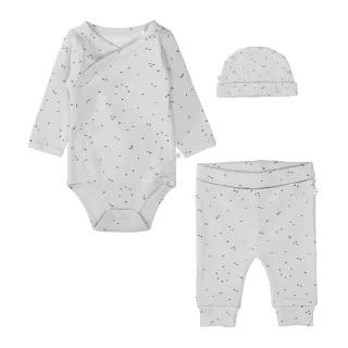 STACCATO - Geschenkset 3tlg. aus Bio-Baumwolle powder blue aop - Gr. - 68