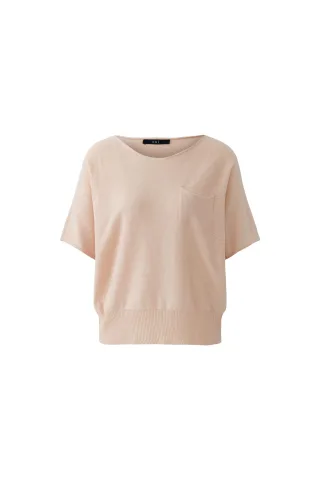 Oui - Pullover peach whip - Gr. - 40