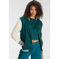 LSCN by LASCANA Sweatjacke im College Stil, Loungeanzug