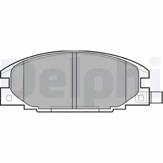 Delphi Bremsbel?ge vorne Isuzu Campo Gemini Trooper Opel Campo Frontera