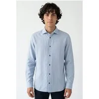Jack & Jones Langarmhemd JPRBLAPARKER LINEN BLEND L/S SHIRT SN