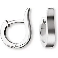 Amoonic Klappcreolen Klassische Creolen Silber 925 Ohrringe Klappcreolen Geschenk Damen (inkl. Schmucketui), Creolen in Silber, Gold oder Rosegold vergoldet Geschenk Freundin