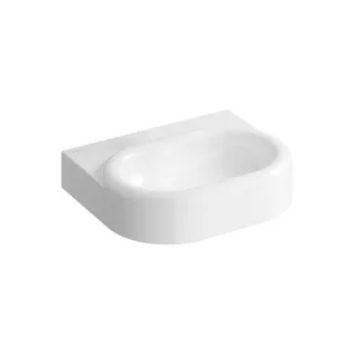 VitrA Liquid Waschtisch 60 cm ohne Hahnloch ohne Überlaufloch Weiß Hochglanz,7316B403-0016 7316B403-0016