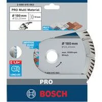 PRO Multi Material Diamant-Trennscheibe, Ø 180mm Bohrung 22,23mm