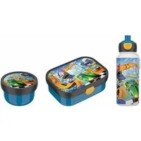 Mepal Lunchbox Campus Lunchset 3er Set, Acrylnitril-Butadien-Styrol (ABS), (3-tlg), Spülmaschinengeeignet