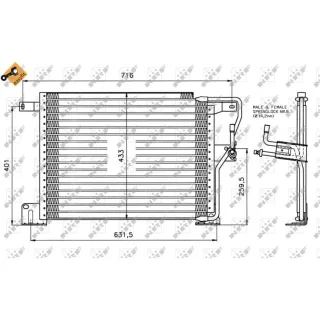NRF Klimakondensator Jeep Grand Cherokee 35221