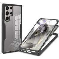 betterfon Handyhülle für Samsung Galaxy S25 Ultra TPU Schutzcase, 2-teiliges 360 Grad Case mit Rundumschutz und Displayschutz