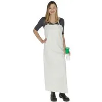 Kerbl Umhängeschürze Melkschürze und Waschschürze weiß Lang 120cm