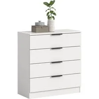 Home affaire Kommode SKARDE, Breite 74 cm, 4 Schubkästen, viel Stauraum (in verschiedenen Farben und Breiten erhältlich, individuell einsetzbar), Sideboard, Anrichte, Schubkastenkommode, Schrank