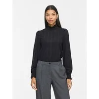 Vila Stehkragenshirt VILYRI L/S SMOCK TOP - NOOS Materialmix