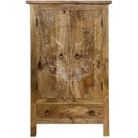 Oriental Galerie Mehrzweckschrank Natur Schrank Kala Indien 125 cm