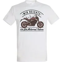Youth Designz T-Shirt Ich Geh Motorrad Fahren Herren Shirt mit lustigem Frontprint