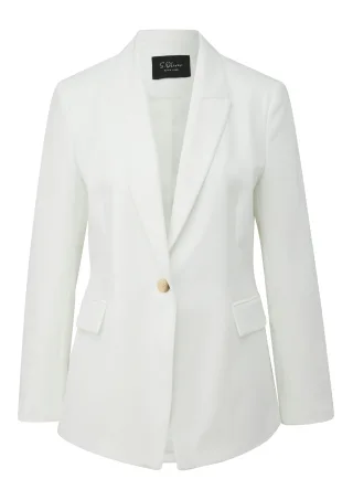 s.Oliver BLACK LABEL - Indoor-Blazer creme - Gr. - 42