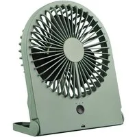 Reality Leuchten Tischventilator, leise, USB Ventilator mit Akku, Mini Tischlüfter, Höhe 23cm