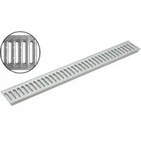 ACO Severin Ahlmann GmbH & Co. KG Entwässerungsrinne Stegrost Stahl verzinkt Länge: 100 cm - Breite: 13 cm, 1-St., Für ACO Self Entwässerungsrinne 1980-1996 J. + Selflook 1996-2011 J.