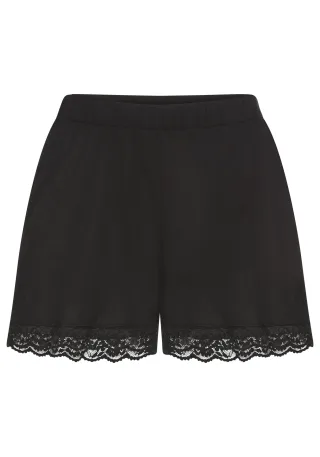 LASCANA - LASCANA LAS pretty lace Shorts black - Gr. - 50
