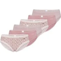 sloggi Hipster 6er Pack GO Crush (Spar-Set, 6-St) Hipster - Baumwolle - Atmungsaktiv - Komfortabel und atmungsaktiv