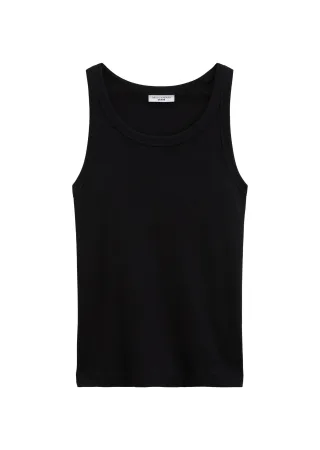 Marc OPolo DENIM - Ripp-Tanktop slim Black - Gr. - M