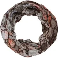 MIRROSI Loop Damen Schal mit Kreis-Muster Weich, Schlauchschal, (zweimal um den Hals wickelbar, ca.45x75cm), Damen Halstuch ideal für Frühling, Sommer oder Herbst