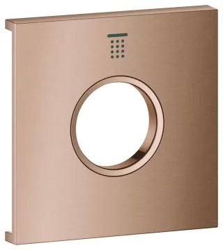 GROHE Metallplatte Grohtherm Aqua Tiles 106887, Symbol: Kopfbrause 1 warm sunset geb., 106887DL00 106887DL00