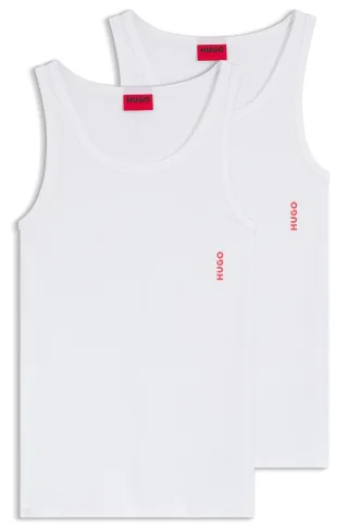 HUGO RED Menswear - TANK TOP TWIN PACK White - Gr. - XL