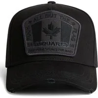 Dsquared2 Baseball Cap F*ck Flag Basecap Cap Logo Icon Mütze Basebalkappe Destroyed-Details für einen trendigen Look