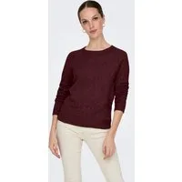 ONLY Rundhalspullover ONLRICA LIFE L/S PULLOVER KNT NOOS Materialmix, regular fit