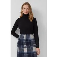 s.Oliver Longpullover Strickpullover Rollkragenpullover aus Viskosemix