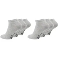 Paolo Renzo Sneakersocken für Herren und Damen (6-Paar) Atmungsaktive Unisex Sneaker Socken aus hochwertiger Baumwolle