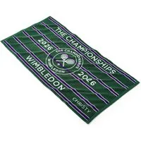 Wimbledon Handtuch Christy Badetuch »Wimbledon Championship 2026«, 70 x 133 cm, (Packung), Official Wimbledon Championship 2026 Design