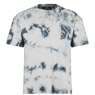 Belstaff Wave Dye Ride Granitgraues T-shirt