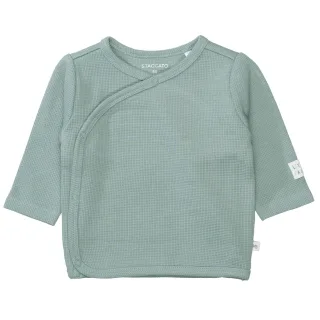 STACCATO - Kn.-Wickelshirt eucalyptus struc. - Gr. - 62
