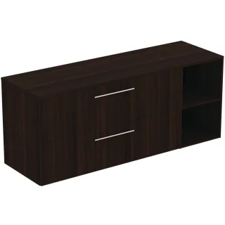 Ideal Standard Möbel-Set 160cm i.life B 2 Auszüge 2 off.Fächer Gr.Chrom Coffee Oak, T5765NW T5765NW