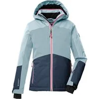 Killtec Skijacke KSW 196 GRLS SKI JCKT Wasserdichte, atmungsaktive Skijacke mit Colourblock-Design