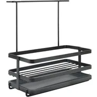 Metaltex Zubehöraufbewahrungsständer Tokyo Lava, Spülbecken-Organizer