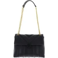 Ted Baker Umhängetasche TB Script Detail Leather Padded Shoulder Bag, aus echtem Leder