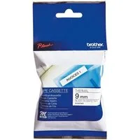 Brother Beschriftungsband M-K221S, M-Tape 9 mm x 4 m, für P-Touch