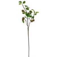 Kunstblume Beerenzweig 87 cm Kunstpflanze Flora, HTI-Living, Höhe 87 cm, Kunstblume Dekoration