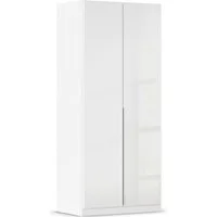 OTTO home Drehtürenschrank Kleiderschrank Kleiderschränke Schrank Garderobe AGORDO mit Glasfront (in zwei Griff-Farben, Breiten 91-405 cm) durchdachte Innenausstattung, in 8 Breiten und 2 Höhen MADE IN GERMANY