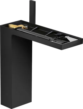 Hansgrohe Waschtischmischer 230 Axor MyEdition ohne Platte mattschwarz, 47022670 47022670
