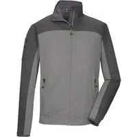 Killtec Strickjacke KOS 42 MN FLX JCKT Sportive Colourblock-Jacke, Kinnschutz, verschließbare Taschen